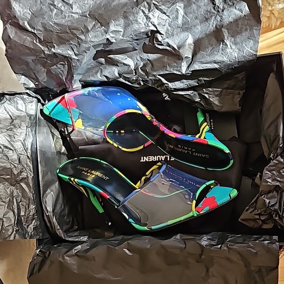 YSL Saint Laurent Lolita Mule Sandals 39 - Picture 4 of 16